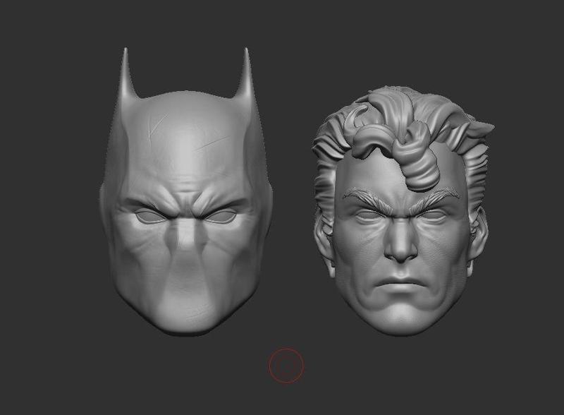 Knightfall Batman Azrael - Headsculpt for Action Figures