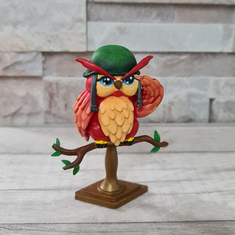 Cute funny Owl Soldier