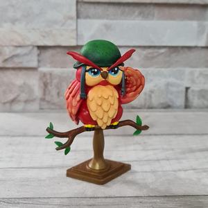 Cute funny Owl Soldier
