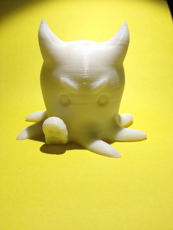 Cute Octopus Angry Devil