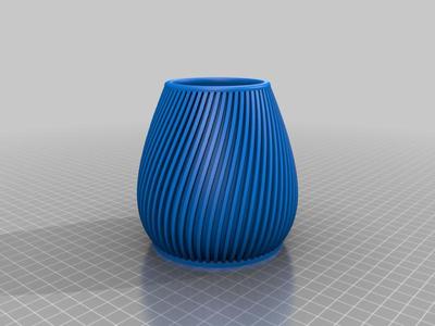 Vase with Ribs