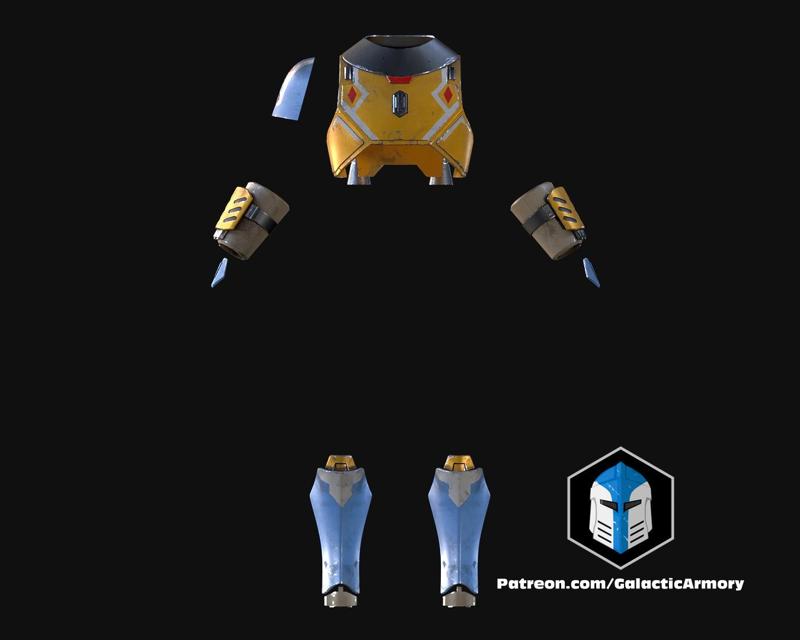 Aran Tal Mandalorian Cosplay Armor - 3D Print Files