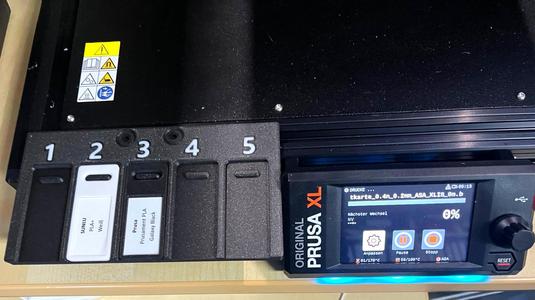 Filament Card and Holder for Prusa XL
