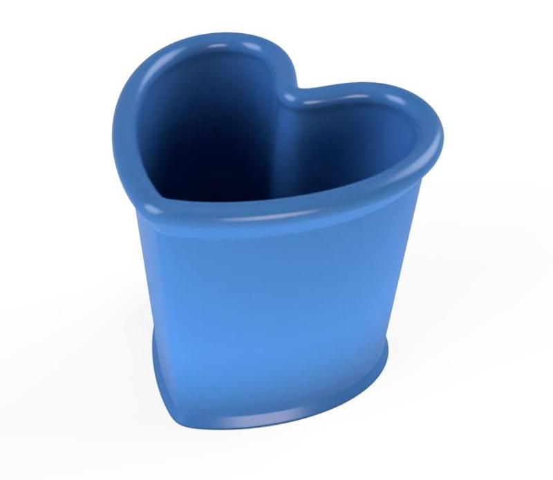 Heart Shape Pen Holder