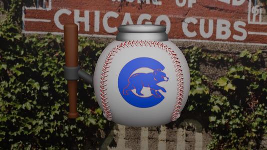 Chicago Cubs Baseball Can Holder / Koozie