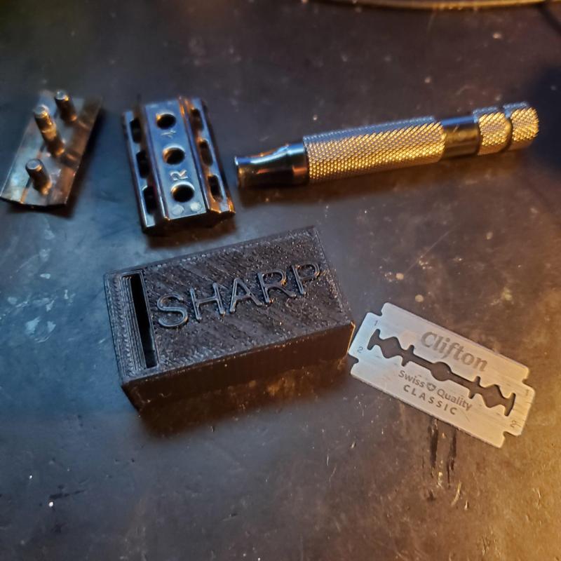 Disposable Safety Razor Blade Box