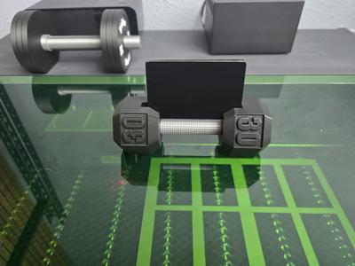 Better Body Dumbbell Business Card Holder 