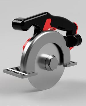 Circular Saw PIZZA CUTTER (red) 