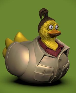 Harry the Hunter Ducky (Beetlejuice Shrunken Head) +BambuAMS Colored Files