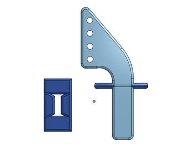 Control horns for rc planes