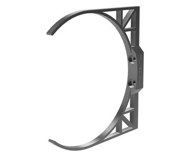 4 inch duct brackets (wall mounted)