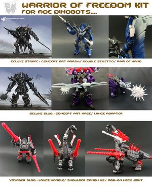 TF AOE Dinobots Warriors of Upgrades