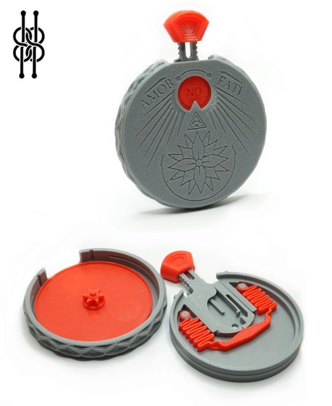 Yes/No Spinner - Amor Fati - Fully 3d printable "I don't love you anymore"