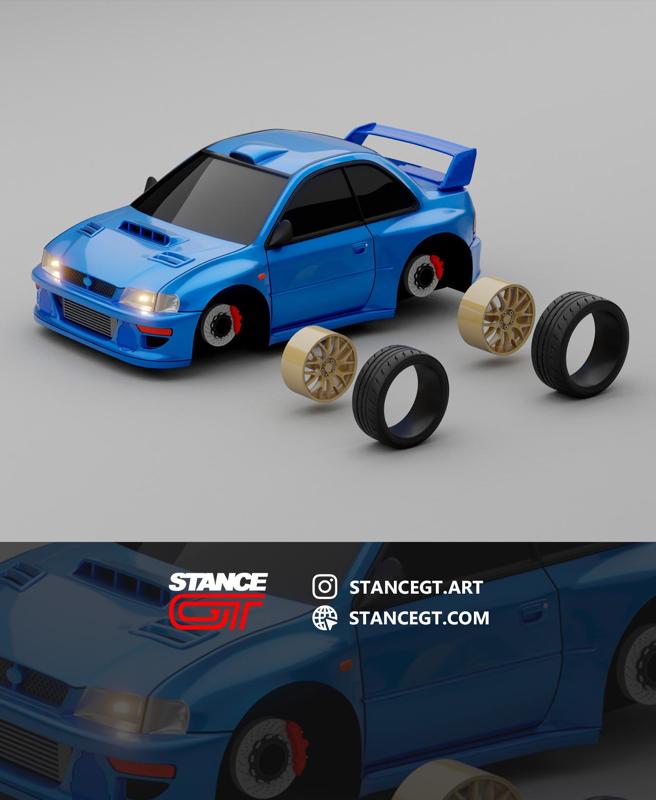 Subaru Impreza 22B | ORIGINALS | Model kit car