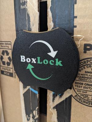 BoxLock - One Twist To Close Cardboard Boxes