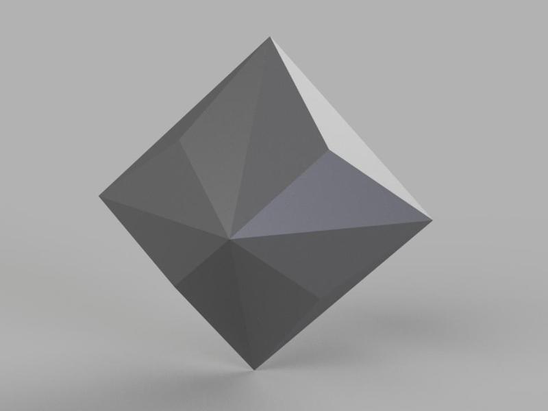 Low Poly Spheres: Triakis Octahedron