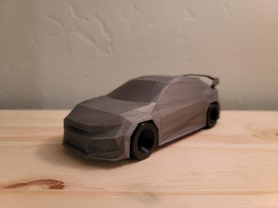 Low Poly Honda Civic Type R - Remastered