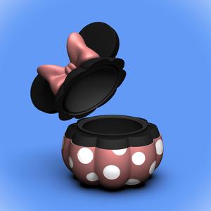 Minnie Mouse Pumpkin Bowl/Lid (+Bambu 3mf Files)