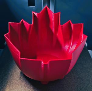 Maple Leaf Planter Slanted
