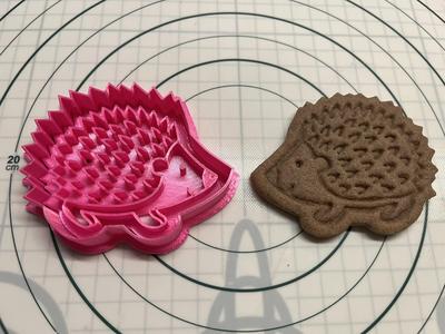 Hedgehog cookie cutter