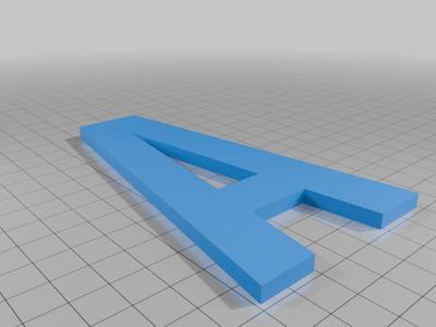All Alphabet Letters Upper case A-Z Font: BebasNeue-Regular by Google Fonts (OFL License)