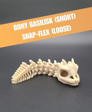 Short Bony Basilisk - Articulated Snap-Flex Fidget (Loose Joints)