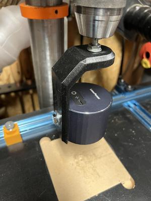 LaserPecker 1 mount for Jacob's Chuck: drill press, lathe tailstock, etc.