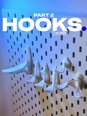 Hooks part 2 (for IKEA Skadis Pegboard)