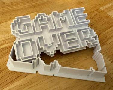 8-Bit Game Over - Cookie Cutter