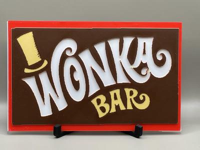 Wonka Bar (Fan Art) HueForge