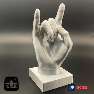 Hand Gesture Sculpture Rock On / Horns