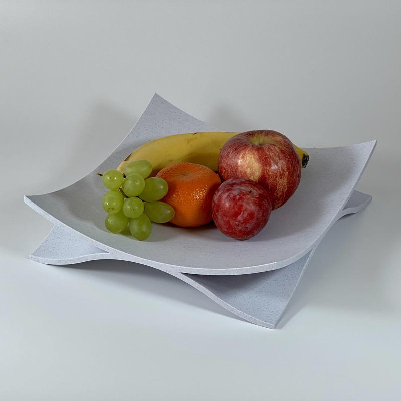 Modern Curved Fruit Bowl Home Decoration