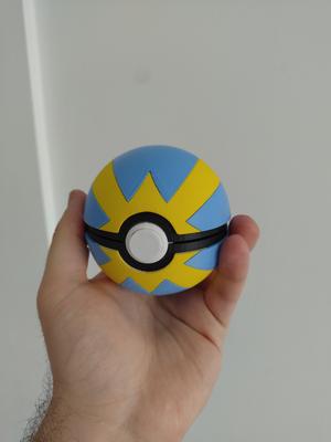 Quickball with hinge (V1.5), functional button and insert for GBA, DS and 3DS cartridges