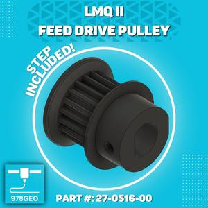 LMQ II Folding Machine Part: LMQ Feed Drive Pulley - 27-0516-00 - V4