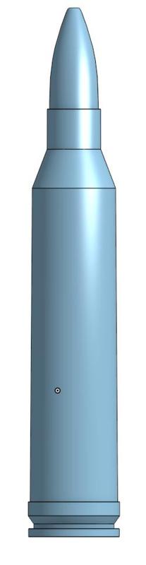 7mm Remington Magnum Belted cartridge