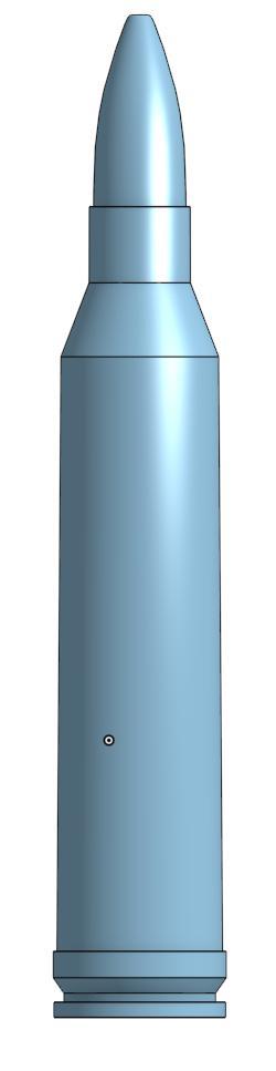 7mm Remington Magnum Belted cartridge