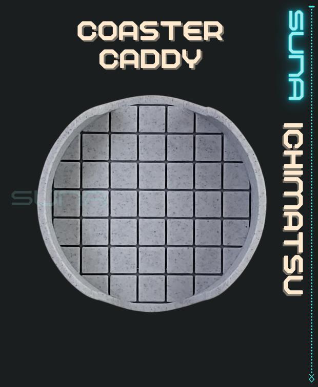 Coaster Caddy - Ichimatsu / Checkered