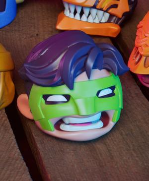 Li'l Green Lantern Head - #MASKtober - Comic Super Hero Fanart Collectible