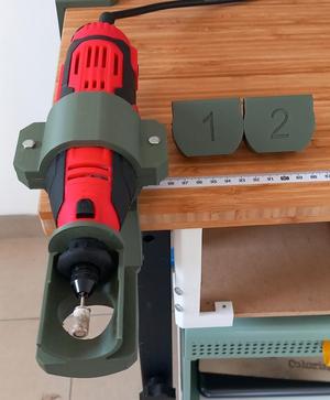 Rotary Tool Leather Sanding Rig with Vacuum Attachment - HD Version