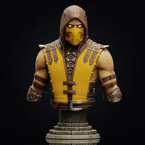 Scorpion bust (Pre-Supported)