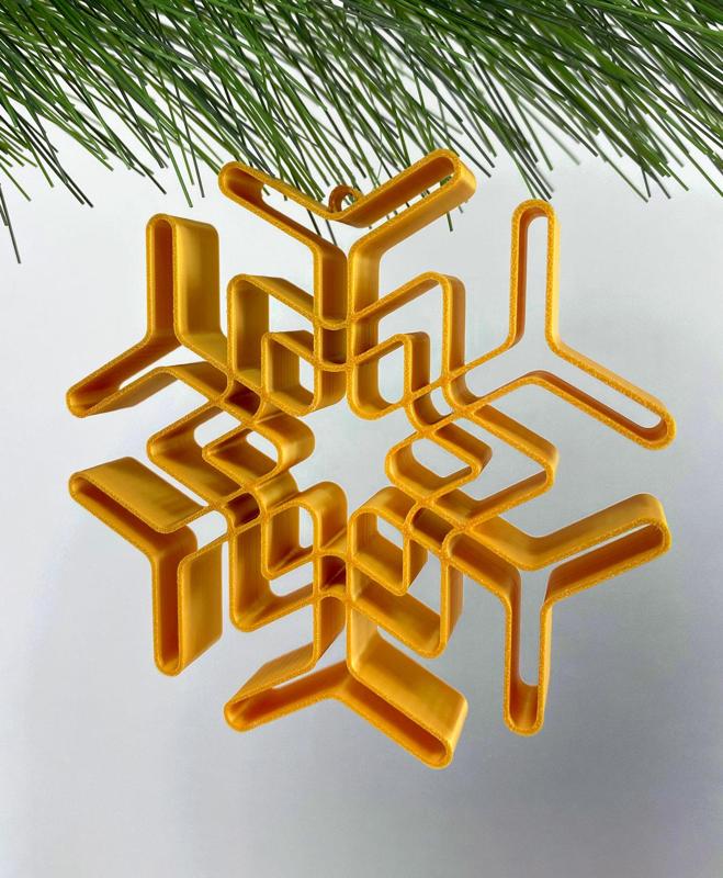 Tree Ornament Snowflake - Christmas Holidays
