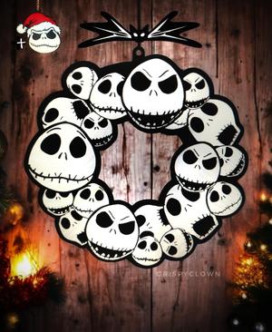 Jack the skellington wreath (Updated)
