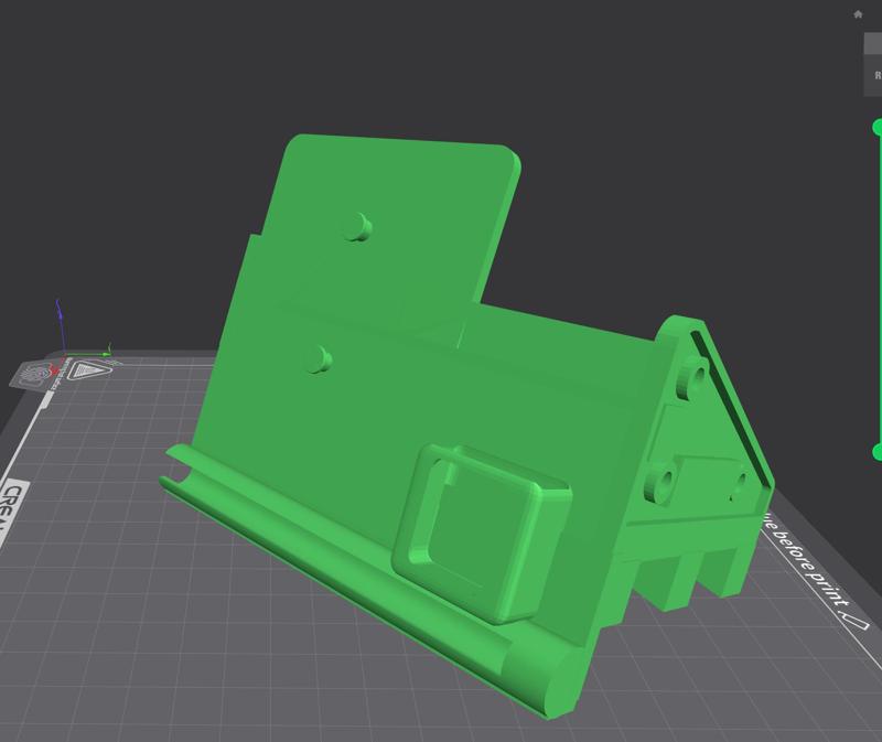 Ender 3 v3 KE , Vertical Display Adapter, for mounting in cabinet