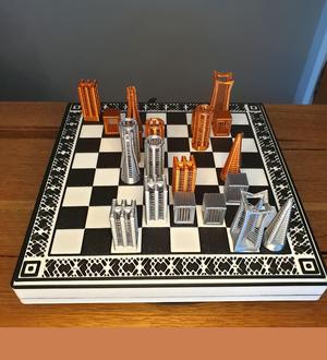 String Chess Set with Box
