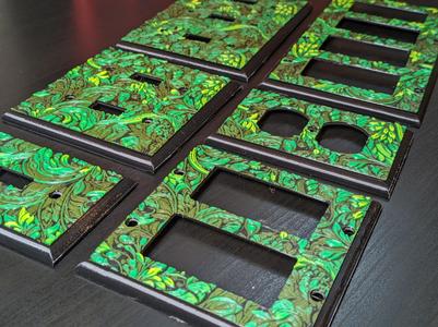 Light Switch Plate Cover Plant Theme