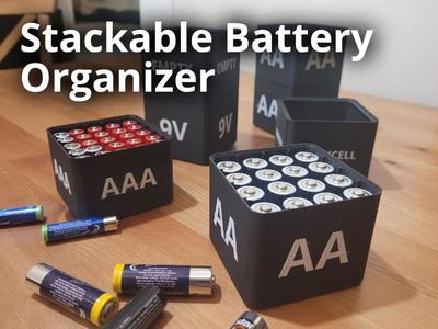 Stackable Battery Organizer
