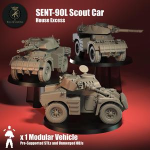 SENT-90L Scout Car - Presupported