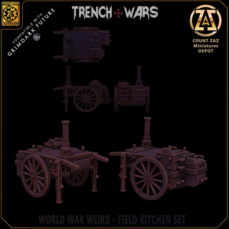 Field Kitchen - World War Weird - TRENCH WARS prop