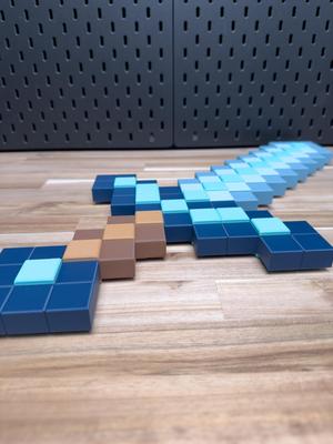 Minecraft Sword Prop Kit (No Support, No AMS, No Glue)