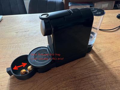 Big box+drawer for DeLonghi Nespresso coffee maker